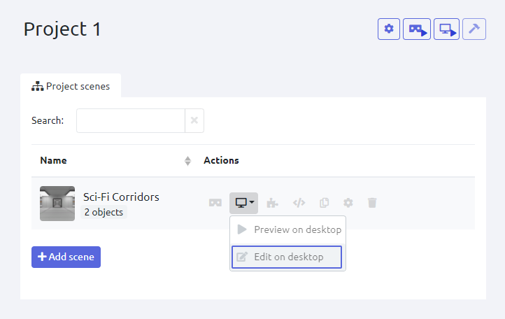 Create your first project