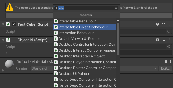 Interactable Interactable Object Behaviour